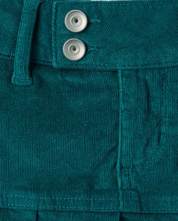 Girls Pleated Corduroy Skort