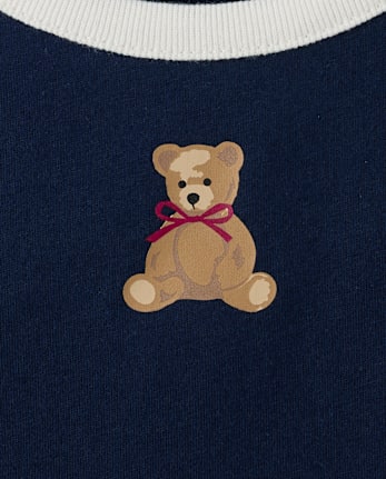 Girls Bear Ringer Dress