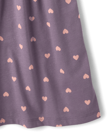 Robe à nœud en forme de cœur pour fille