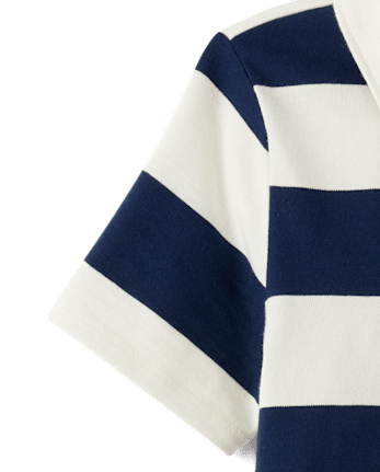 Girls Striped Rugby Polo Dress