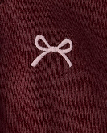Girls Embroidered Icon Drop Waist Polo Dress