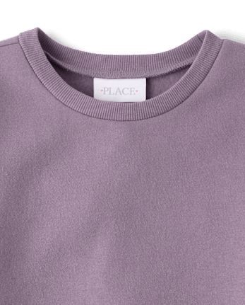 Girls Heart Sweatshirt Dress