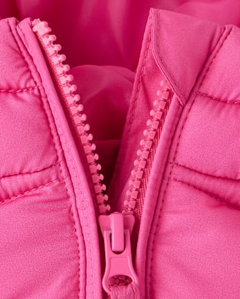 Toddler Girls Hooded Puffer Jacket
