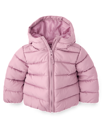 Toddler Girls Hooded Puffer Jacket