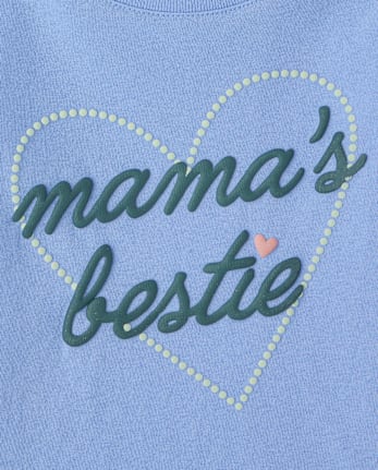 Baby And Toddler Girls Mama's Bestie Graphic Tee