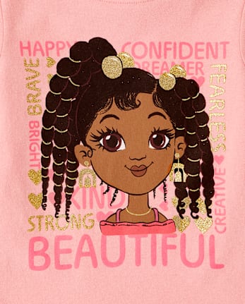 Baby And Toddler Girls Girl Graphic Tee
