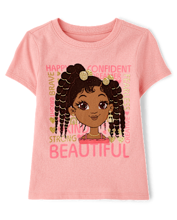 Baby And Toddler Girls Girl Graphic Tee