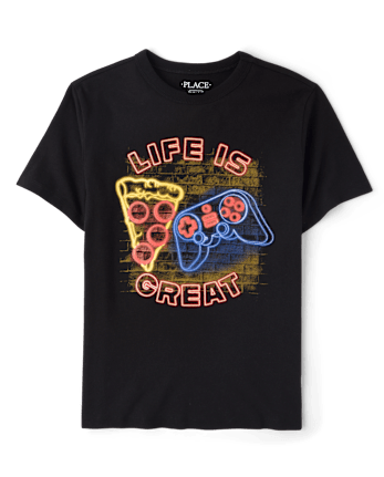 Boys Life Is Great Graphic Tee