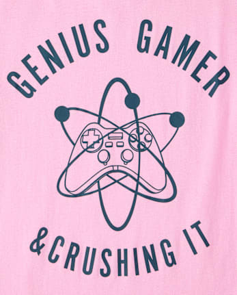 Boys Genius Gamer Graphic Tee