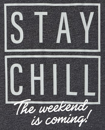 Boys Stay Chill Graphic Tee