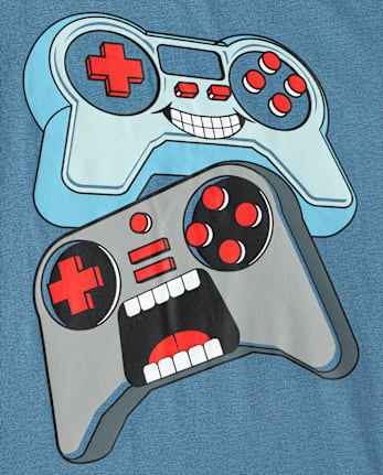 Boys Video Game Controllers Graphic Tee