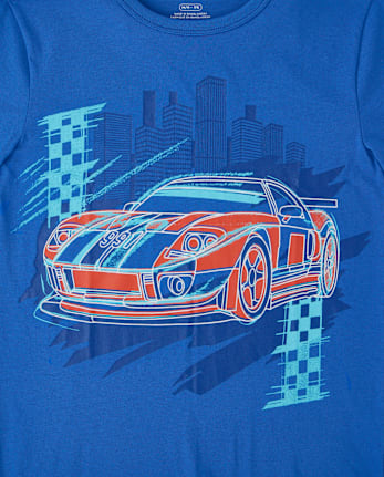 Boys Racecar Graphic Tee