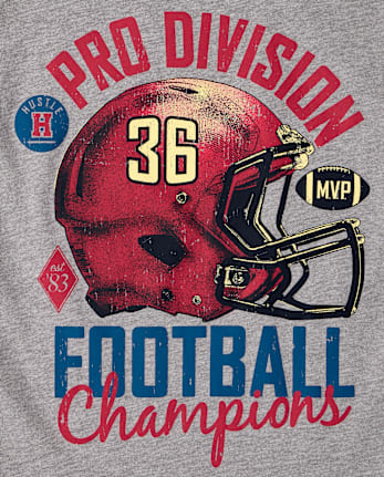 Boys Football Champions Graphic Tee