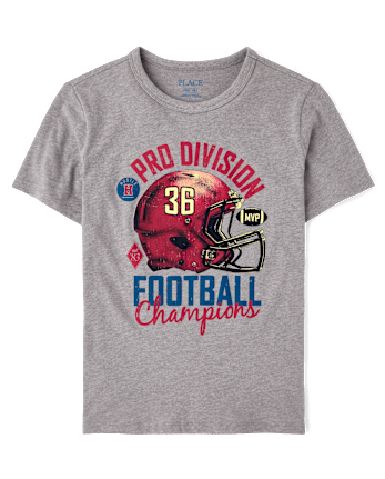 Boys Football Champions Graphic Tee