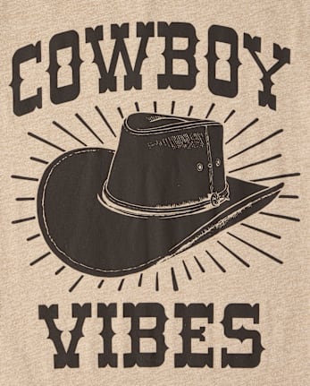 Boys Cowboy Vibes Graphic Tee