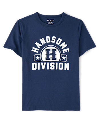 Boys Handsome Division Graphic Tee