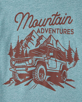 Boys Mountain Truck Graphic Tee