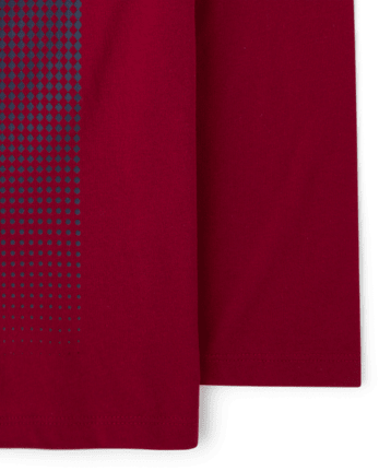 Boys Soccer Club Graphic Tee - RED OCHRE