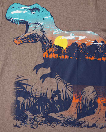 Boys Dino Scene Graphic Tee