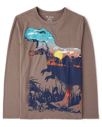 Boys Dino Scene Graphic Tee