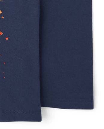 Boys Space Surfer Graphic Tee - THUNDER BLUE