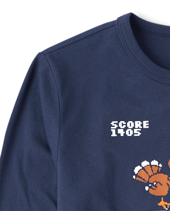 T-shirt graphique de jeu vidéo pour garçons pour Thanksgiving