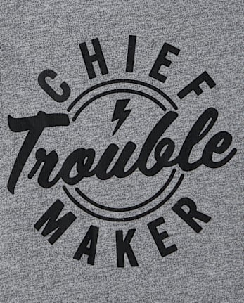 Baby And Toddler Boys Chief Trouble Maker Graphic Tee