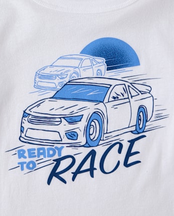 Baby And Toddler Boys Racecar Graphic Tee