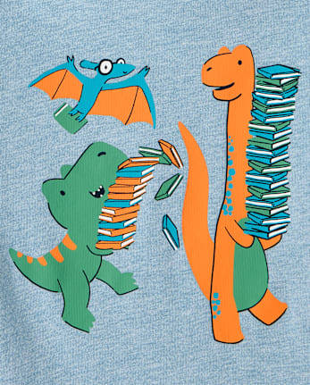 Baby And Toddler Boys Dino Books Graphic Tee