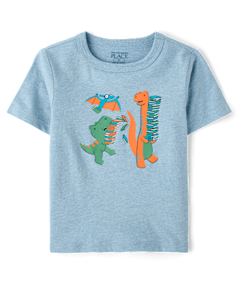 Baby And Toddler Boys Dino Books Graphic Tee