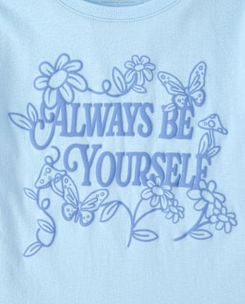 Girls Always Be Yourself Graphic Tee