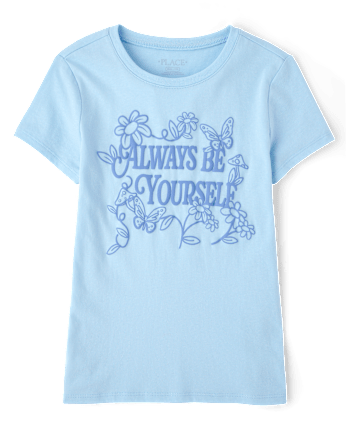 Girls Always Be Yourself Graphic Tee