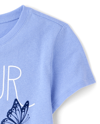 Girls Amour Butterfly Graphic Tee
