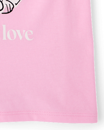 Girls Paris Cat Graphic Tee