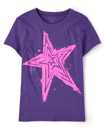 Girls Star Graphic Tee