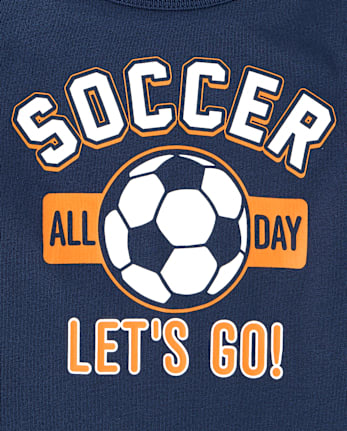 Baby And Toddler Boys Soccer Graphic Tee