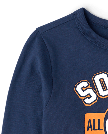 Baby And Toddler Boys Soccer Graphic Tee