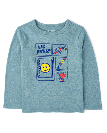 Baby And Toddler Boys Lil' Artist Graphic Tee