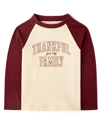 Baby And Toddler Matching Family Thanksgiving Thankful Family Graphic Tee