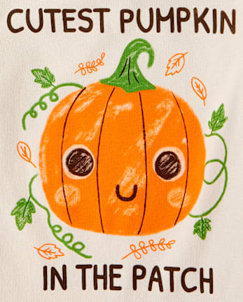 T-shirt à motif citrouille pour bébés et petits garçons