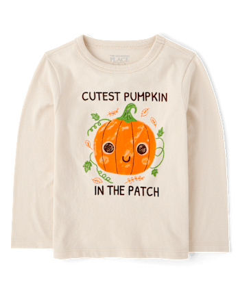 T-shirt à motif citrouille pour bébés et petits garçons