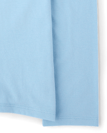 Girls Bow Graphic Tee - BLUE AIR