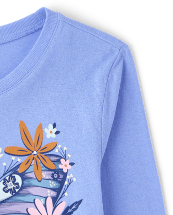 Girls Butterfly Graphic Tee