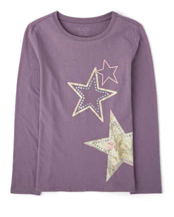 Girls Stars Graphic Tee