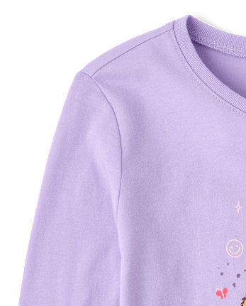 Girls Capybara Drink Graphic Tee