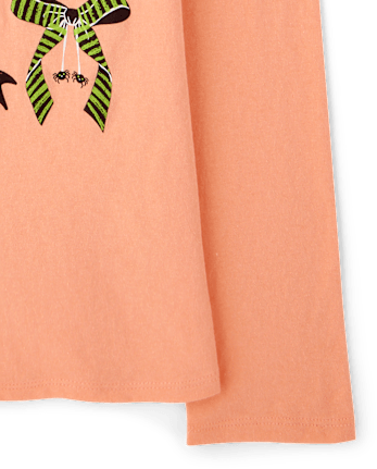 Girls Halloween Bows Graphic Tee - SUNFISH