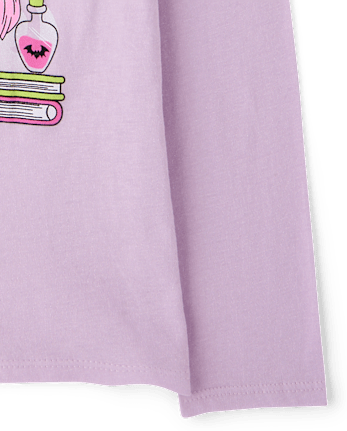 T-shirt graphique Halloween pour filles avec axolotl - WINDFLOWER