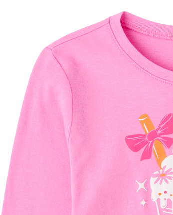 Girls Pumpkin Spice Drink Graphic Tee