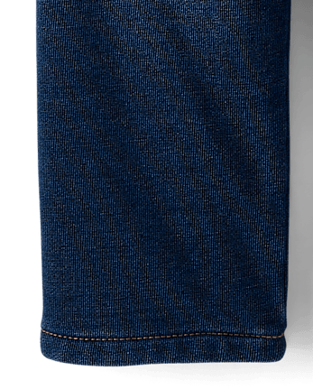 Toddler Girls French Terry Wide Leg Sweatpant Jeans