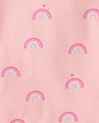 Toddler Girls Rainbow Top 4-Pack